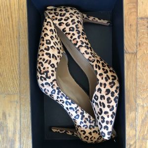 Banana Republic leopard pumps (never worn outside)